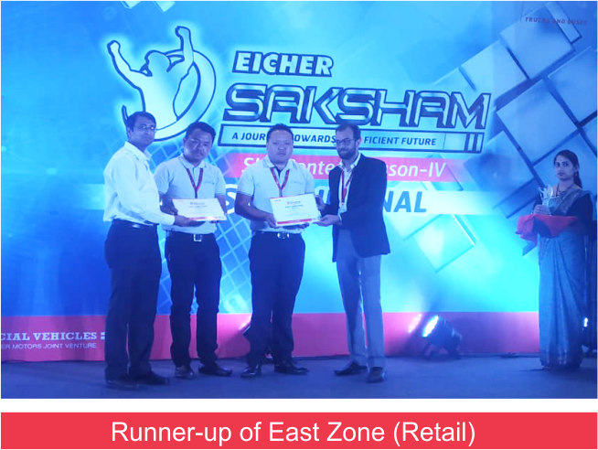 Eicher Saksham Winner (9.3.19) Retail Runner up